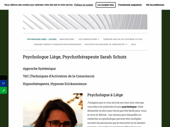 Sarah Schutz - Psychologue à Liège