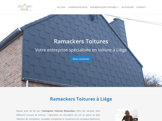 Ramackers Toitures : votre toiture en pente à Liège