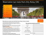 Réservation taxi moto Paris : Liberty Trans Taxi scooter et Moto taxi à Paris Orly et Roissy Cdg