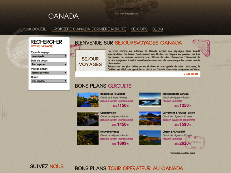 Voyages Canada