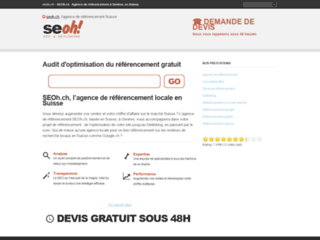 Referencement avec SEOh.ch