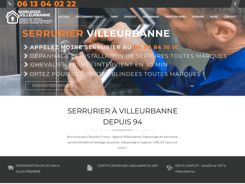Serrurier Villeurbanne - Serrurerie par Chevalier FrÃ¨res