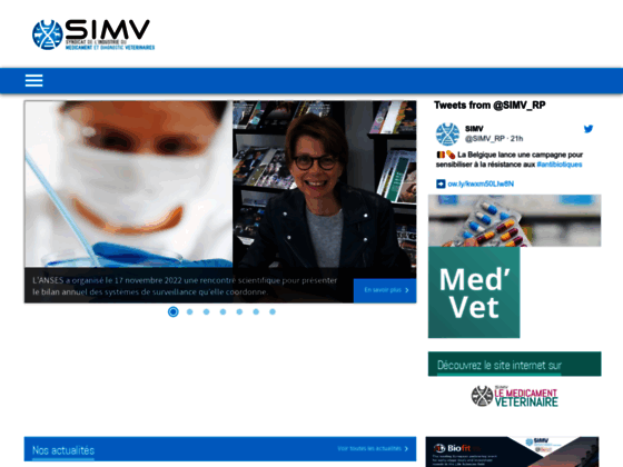 Photo image Syndicat de l'Industrie du Medicament Veterinaire et Reactif (SIMV)