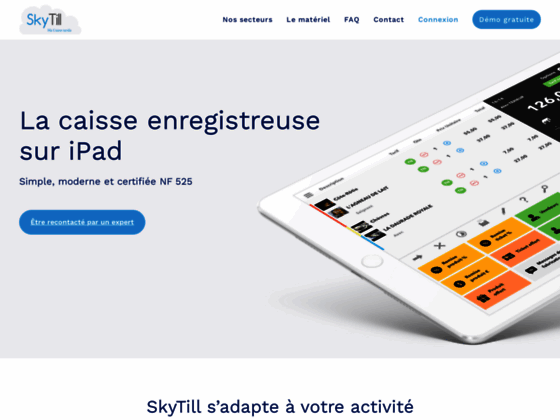 SkyTill - Ma caisse tactile - Caisse enregistreuse sur iPad