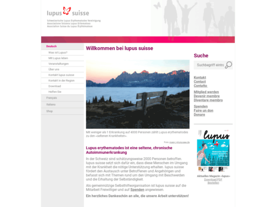 Photo image Association suisse du lupus erythemateux (SLEV)