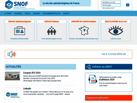 Photo image Syndicat national des ophtalmologistes de France (SNOF)