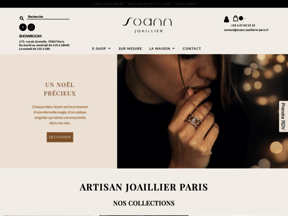 Soann Joaillier, créateur de bijoux à Paris