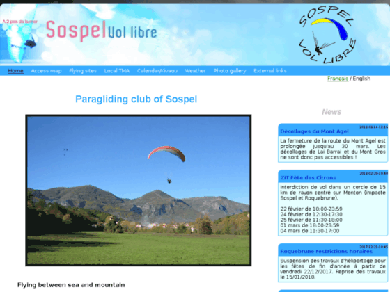 Photo image Le Blog du Club de Sospel Vol Libre