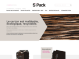 S'Pack produits boites recouvertes pour la cosmetique et emballage en carton