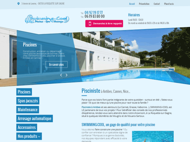 Constructeur de piscine à Cannes, Mandelieu-la-Napoule