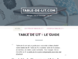 Guide de la table de lit