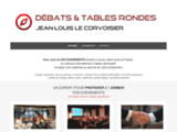 Animateur de table ronde, animation de debat, reunion publique, seminaire - JL Le Corvoisier
