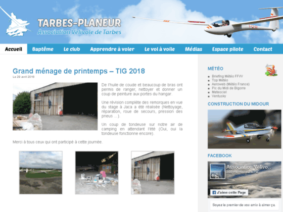 Photo image Association Vlivole de Tarbes - Dcouvrez le vol en planeur dans les Hautes-Pyrnes