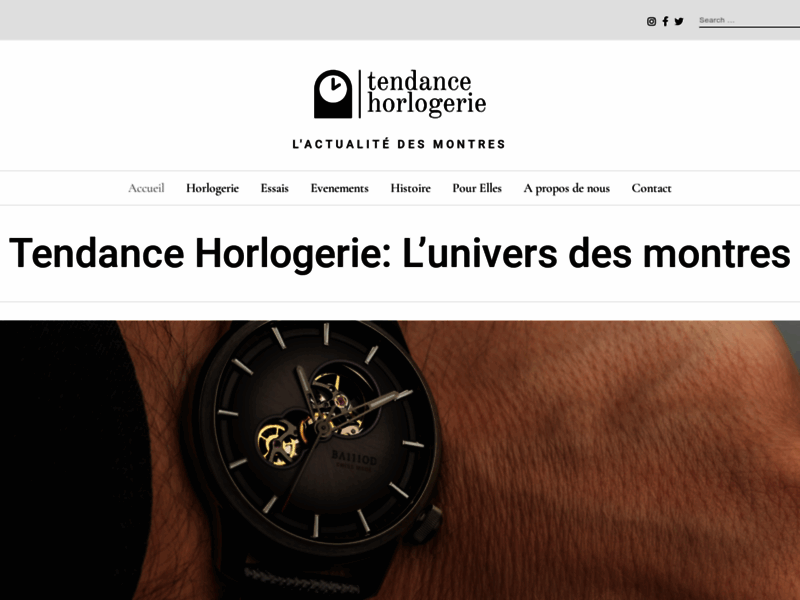 Tendance Horlogerie - L'actualité des montres