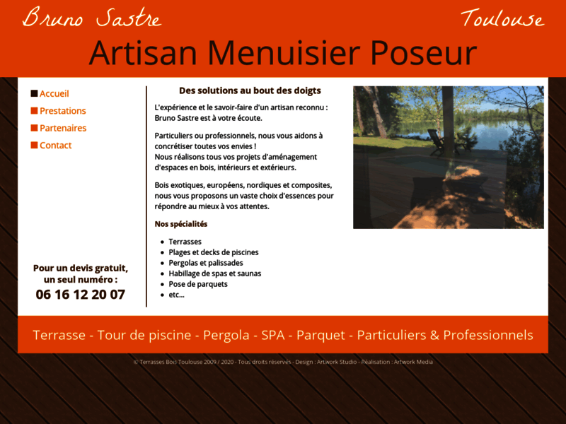 Terrasses Bois Toulouse - Bruno Sastre - Artisan Menuisier Poseur