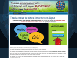 Traducteur de site Internet en ligne gratuit - Traduit votre site Web automatiquement