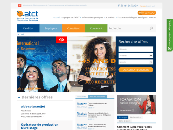 ATCT : Agence de coop�ration en Tunisie.