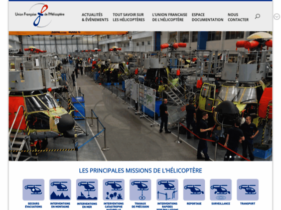 Photo image Accueil - UFH - Union Franaise de L'Hlicoptre