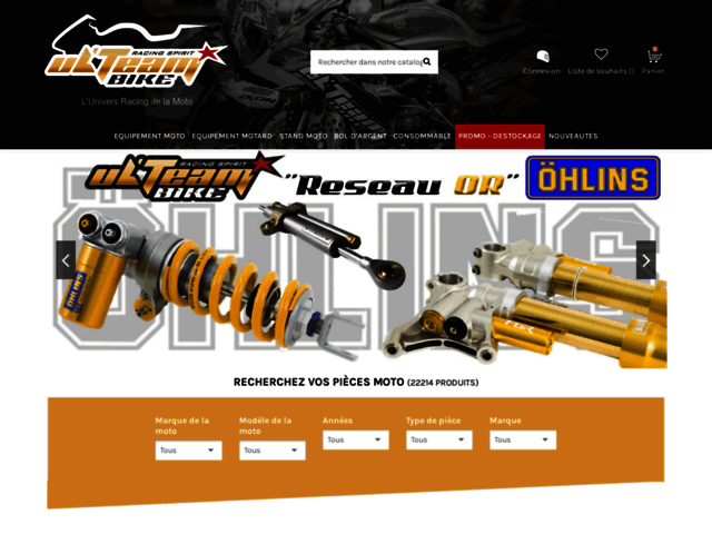 ulteambike.com : des pièces de qualité pour équiper sa moto de racing
