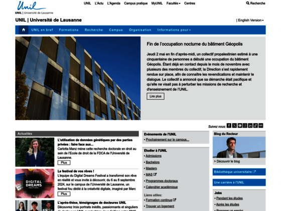 Photo image Faculte de biologie et de medecine, Universite de Lausanne