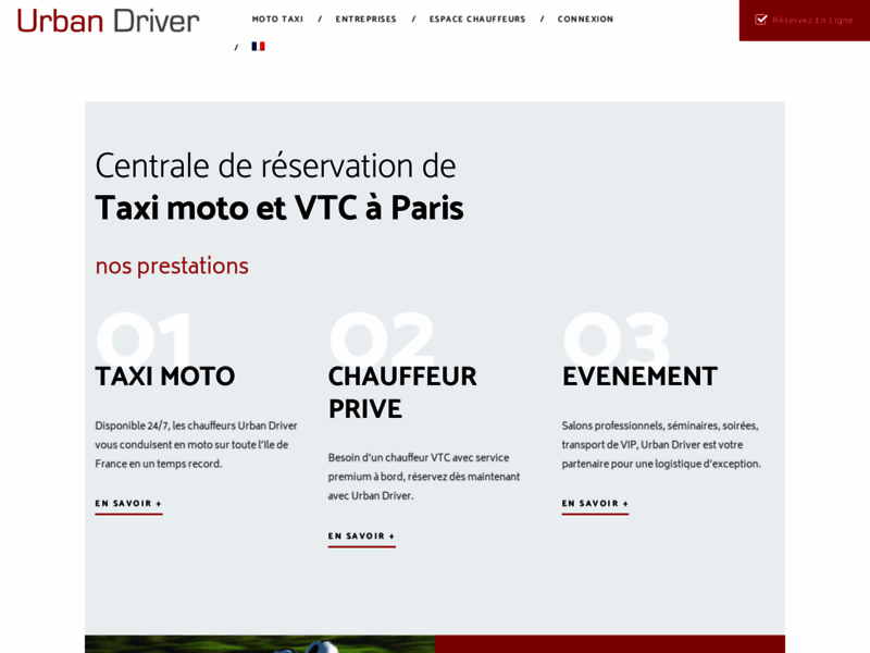1 Taxi Moto dans Paris avec www.Urban-Driver.com