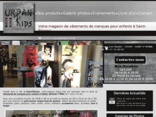 Urban Kids, vêtements de marque pour enfants, Saint-Étienne