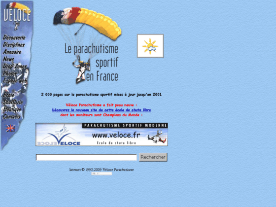 Photo image Veloce : tout le parachutisme sportif en France