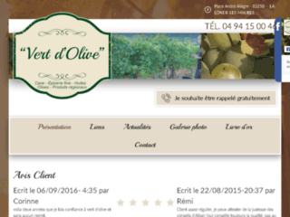 Vert d’olive, caviste et épicerie de produits régionaux