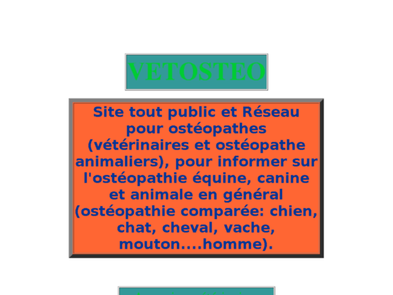 Photo image Reseau de Veterinaires 0steopathes