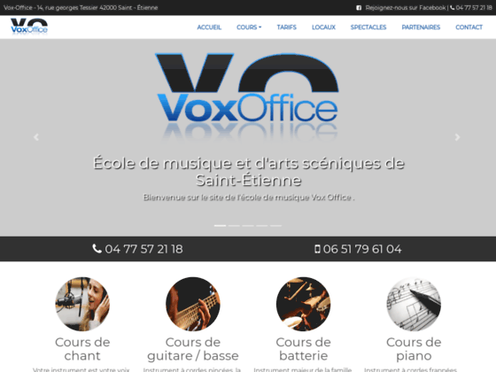 Vox Office : �cole de musique de saint �tienne