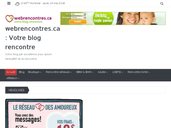 Webrencontres.ca : Le site de vos rencontres