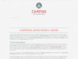 campings sans mobil homes