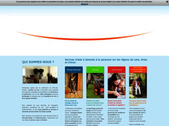 Prestations d'aide � domicile, Indre-et-Loire 37