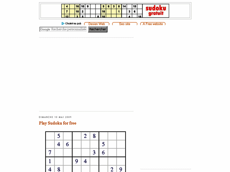 sudoku en ligne