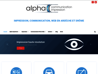 Alpha communication impression