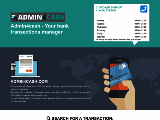 admin4cash-com-site-gestionnaire-de-transactions-bancaires
