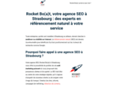 Rocket Bo(a)t, Agence SEO Strasbourg référencement Alsace