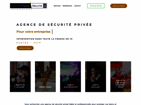 Alliance France sécurité - agence de sécurité privée
