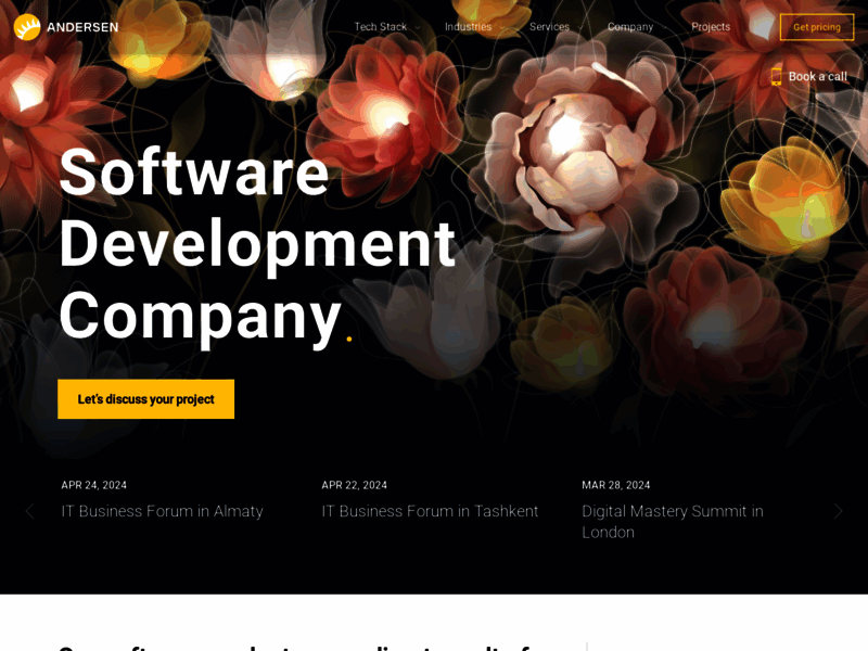 Website's screenshot : Andersen Lab Company