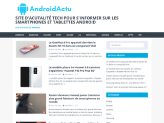 Androidactu, l'actu High-Tech en direct de la planète Android