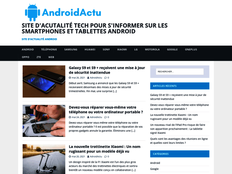 Androidactu le e-zine d'actualité Android