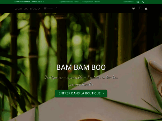 Produits en Bambou écologiques et personnalisables