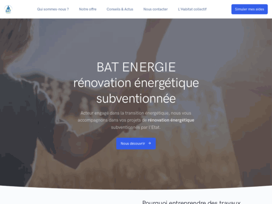 Détails : BAT Energie : votre conseiller en rénovation énergétique