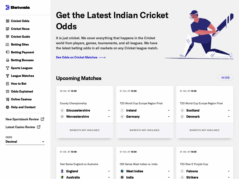 Site screenshot : Hottest Indian Cricket World News