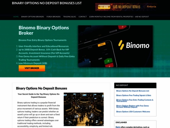 Cheapest binary options deposit