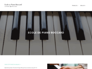 École de piano Boccard (Meyrin, Genève)