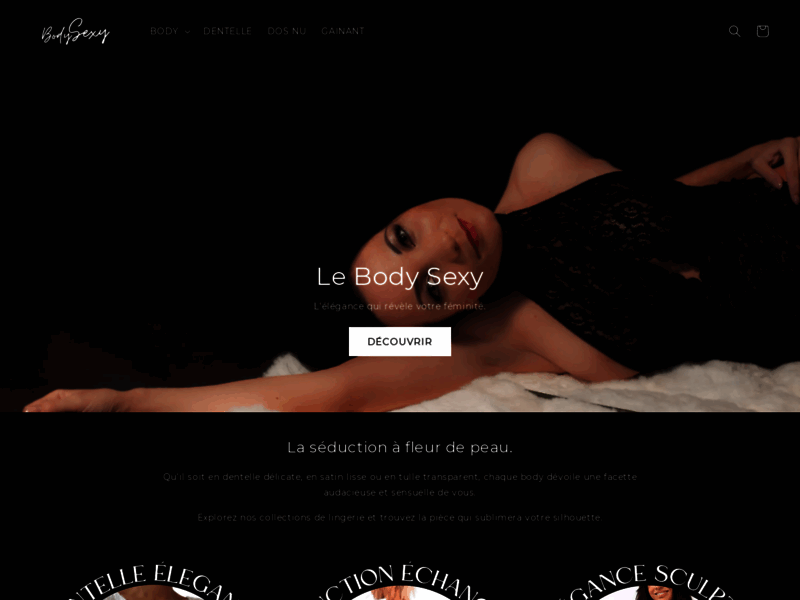 Screenshot du site : https://body-sexy.com