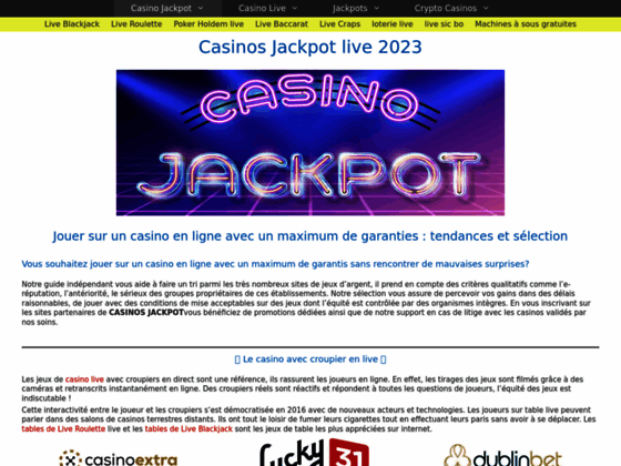 Jouez sur un casino en ligne avec un maximum de garanties
