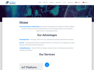 Site thumbnail : Clear Data Science Limited