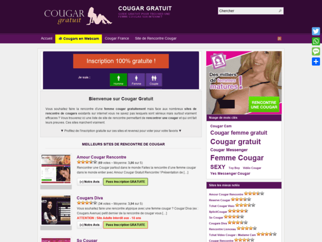 Cougar Gratuit